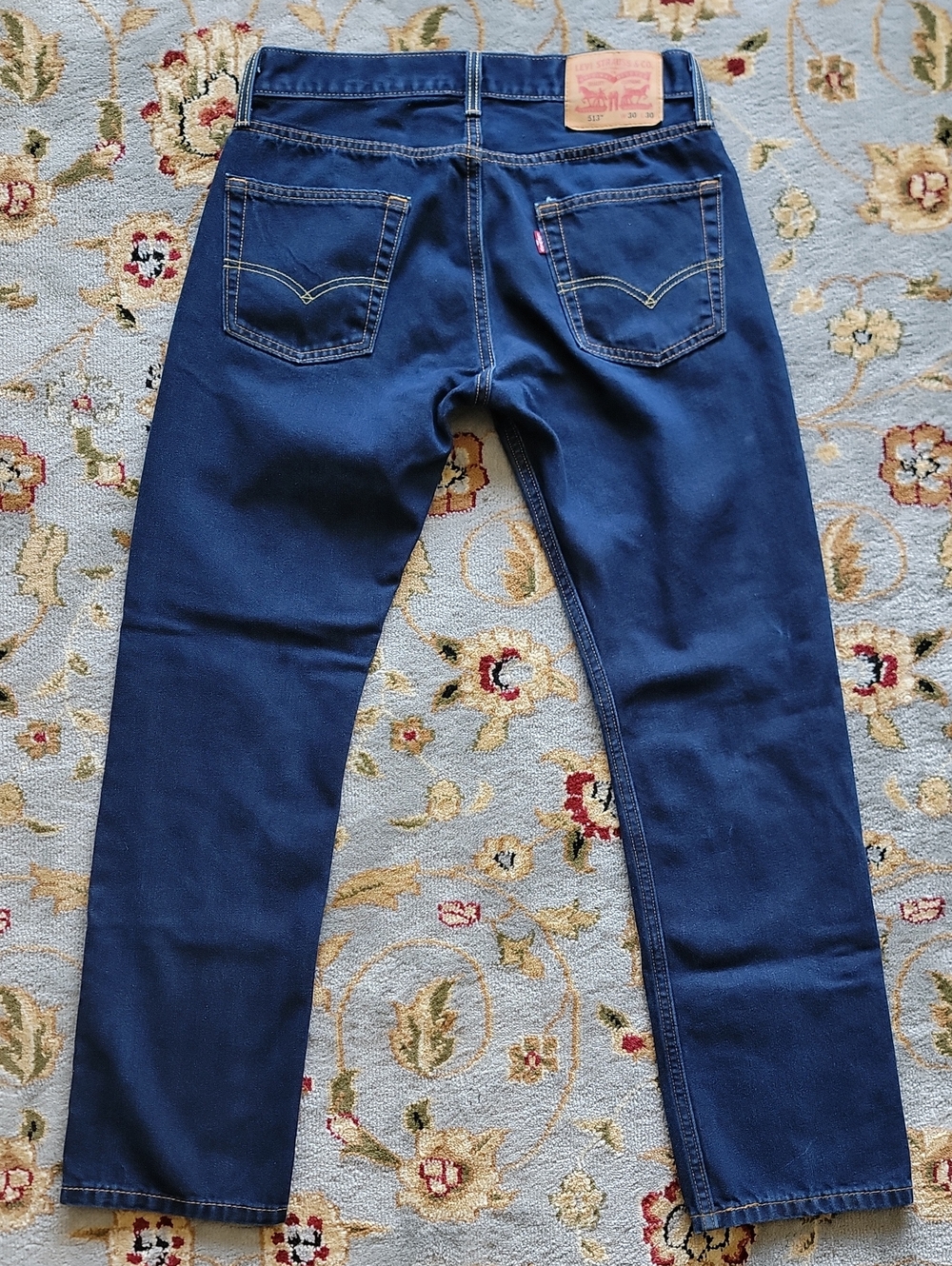Levi's 513 men's Navy Straight Jeans 30x30
